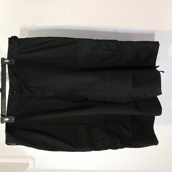 Cybertek Jeans Vintage Black Cargo Shorts With Drawstrings Size 2XL - Picture 4 of 17